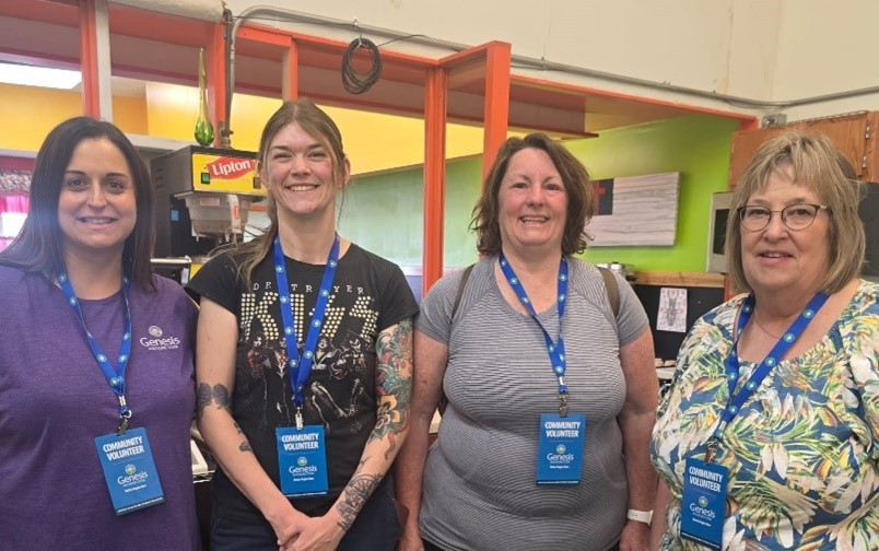 Genesis employees volunteer at Christ's Table in June