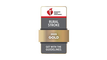 Get With The Guidelines® Rural Stroke Gold recognition in 2025