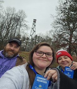 Blue Rock State Park Litter Clean Up volunteers