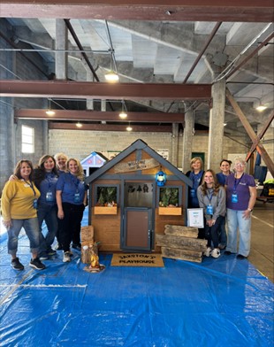 Habitat for Humanity Project Playhouse volunteers