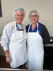 October MCCFS Lunch Serving volunteers