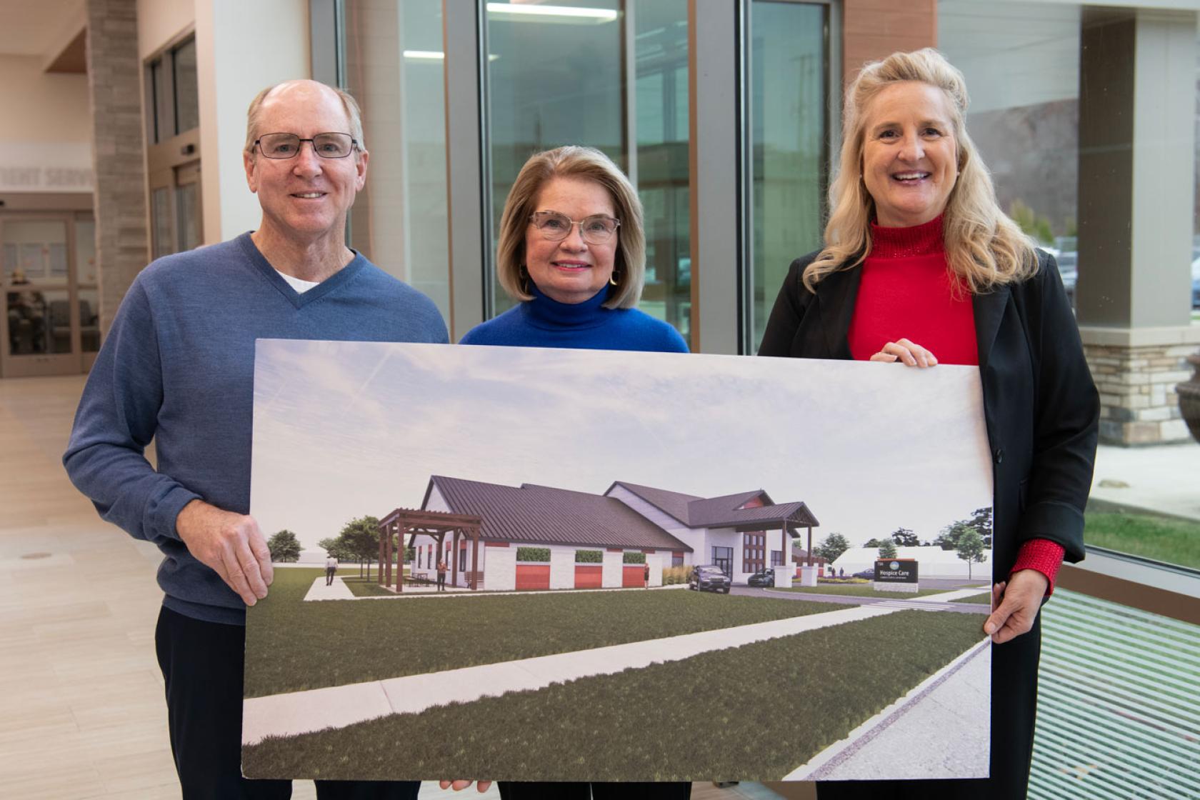 JoAnn and Jere Butcher donate to Genesis Hospice Capital Campaign