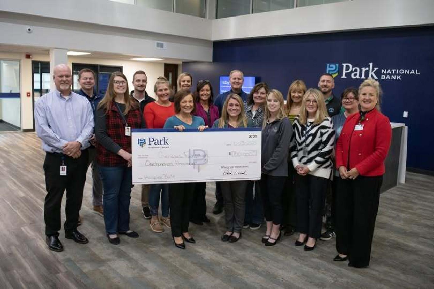 Park National Bank donates to Genesis Hospice Capital Campaign