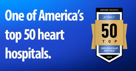 Genesis has been named one of America's top 50 heart hospitals.