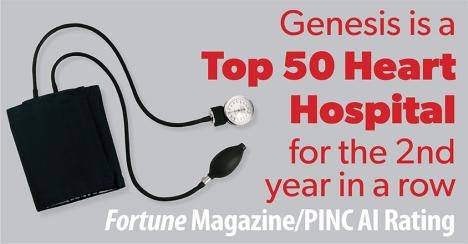 Because of you, we are a Top 50 Heart Hospital for the 2nd year in a row