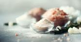close up photo of pink salt