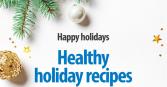 Healthy Holiday Recipes - happy holidays