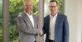 Dr. Chad Brown, Zane State College President, with Matt Perry, Genesis President & CEO