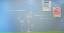 Placenta donation recognition wall