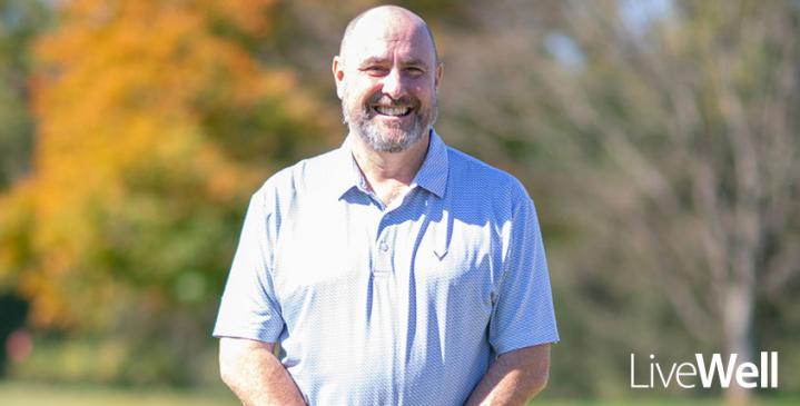 Eric King, Genesis Heart & Vascular Services patient, enjoying time on the golf course